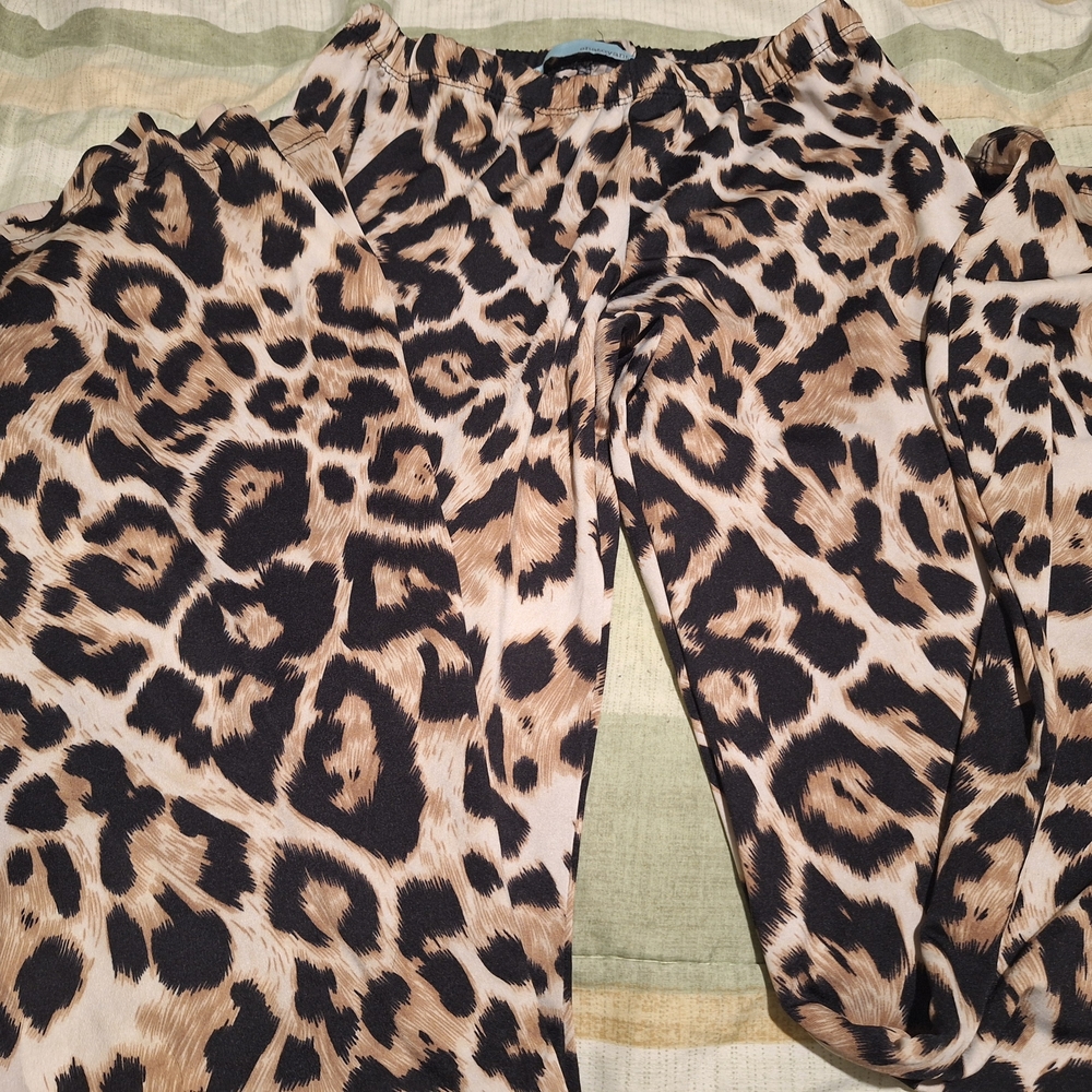 Leopard Print Women's Pants